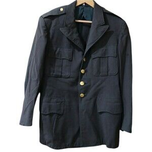 Vintage Military Uniform USA Wool Coat Reenactments Cosplay Grunge 41